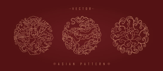 Chinese traditional decorative pattern