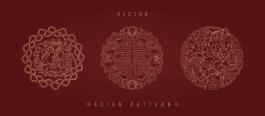 Chinese traditional decorative pattern