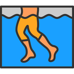 Aqua Jogging Icon