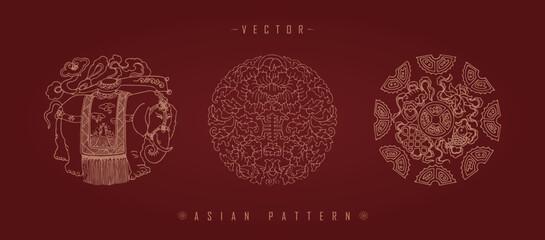 Chinese traditional decorative pattern