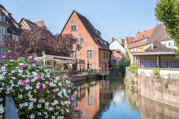 Obraz premium Half-timbered houses in Colmar, Alsace, France