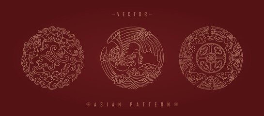 Chinese traditional decorative pattern