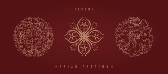 Chinese traditional decorative pattern