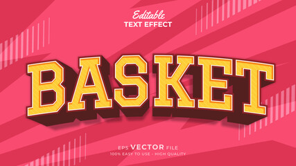 Editable text style effect - sports text effects style illustration