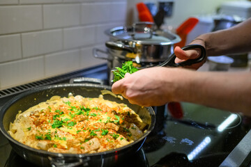 chef preparing food