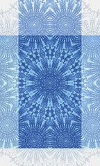 Blue Flora Pattern