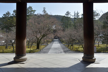 南禅寺　三門から法堂を望む　京都市左京区