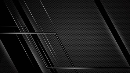 Abstract metal background with metal plate over black brushed metallic texture