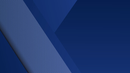 Abstract dark blue background with overlap layers and metal texture. Vector abstract graphic design banner pattern presentation background wallpaper web template.