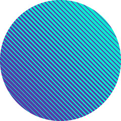 Circle line colorful. Technology symbol