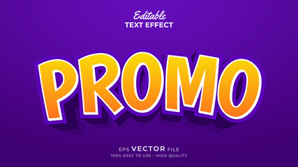 Super promo for big sale typography premium editable text effect
