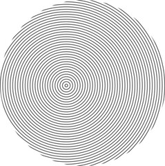 Circle line. Technology symbol