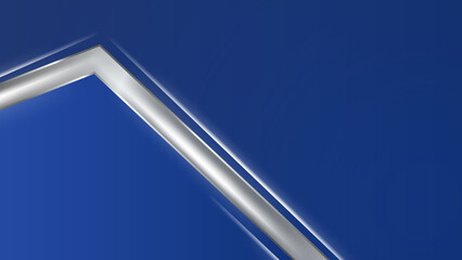 Abstract dark blue background with overlap layers and metal texture. Vector abstract graphic design banner pattern presentation background wallpaper web template.