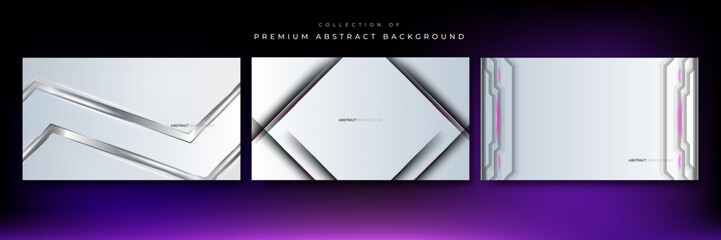 Abstract white background with vector abstract gray geometric triangle background. Vector abstract graphic design banner pattern presentation background wallpaper web template.
