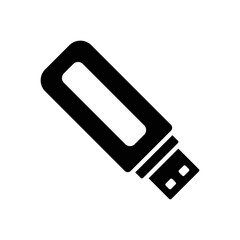 flash disk icon vector design template in white background