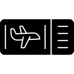 Plane Ticket Icon