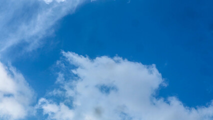 Naklejka na ściany i meble blue cloudy sky as background