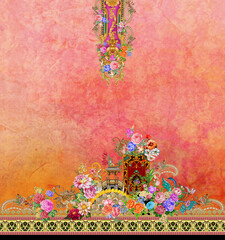 Textile Kurti Design, Digital Printing Design, Pakistani Women Suits Design For Print, India Textile Print