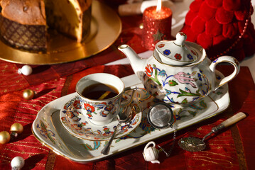 The caldo e panettone