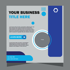social media modern design template