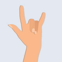 Excellent hand finger showing vector icon and illustration 