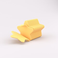 an image of stars being cut one by one.