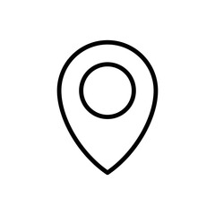 pin locator icon vector design template simple and modern