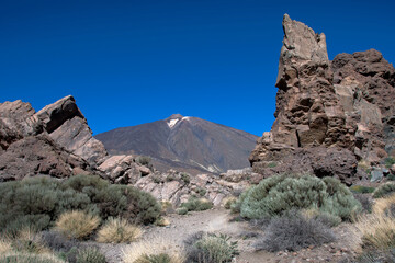 Teide volcano in Tenerife, Pico de teide, Canarias island, national park teide.