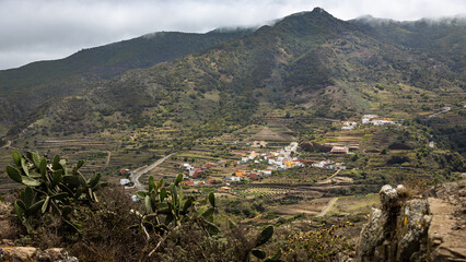 paisaje volcánico de las islas canarias