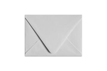 Empty Blank Envelope Mockup isolated on white background. 3d rendering.