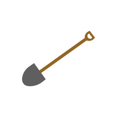 Trowel vector. Trowel vector icon isolated on white background. Working tool vector. coloring sheet for kids.