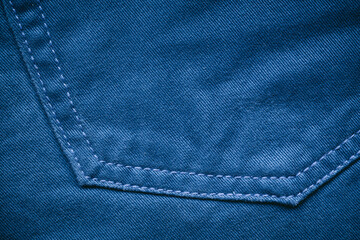 Naklejka premium Abstract Jeans with torn marks. Retro colour tone of blue denim jeans fabric texture for background website fashion design or backdrop product.