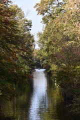 Hamburgs Kanäle hier Mühlenkampkanal