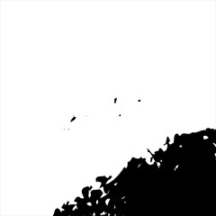 Brush Stroke Corner Icon Vector