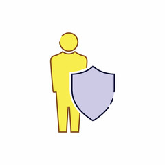 Immunity icon.Healthy Lifestyle Icons