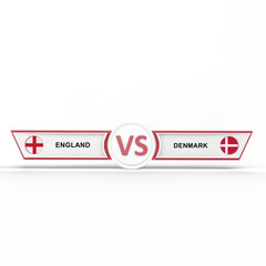 England VS Denmark Match