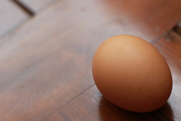a close up of a chicken egg