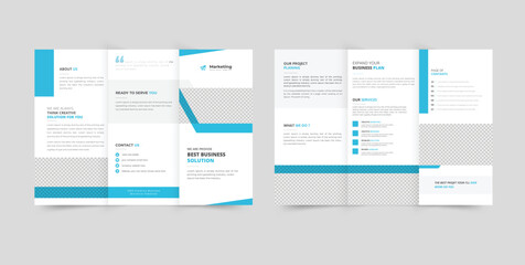 Trifold Brochure Layout Design