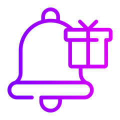 notification gradient icon