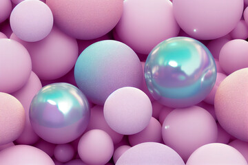 Dynamic abstract background spheres.