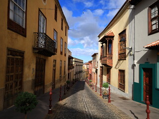Fototapeta na wymiar View in the city of La Orotava in Tenerife