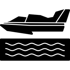 Hydroplane Racing Icon