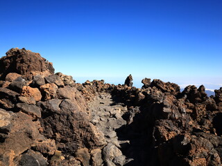 Obraz premium View from the mount Teide in Tenerife