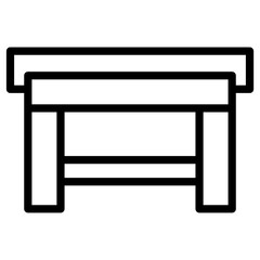 table tennis court icon