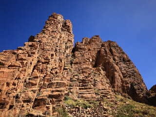 View of rocks in the Teide National Park in tenerife