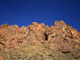 Fototapeta premium View of rocks in the Teide National Park in tenerife