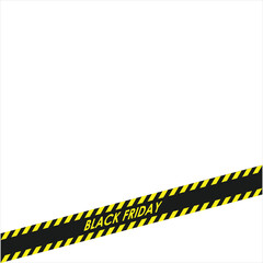 Black Friday Line Icon Vector