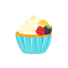 party cupcakes Keep cakes, birthday parties, cupcakes of various flavors, chocolate, lemon, blueberry, vanilla, milk, mixed fruit cupcakes