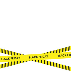 Black Friday Line Icon Vector