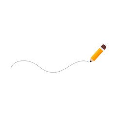 Obraz premium yellow pencil, school supplies, creativity, concept, education, design